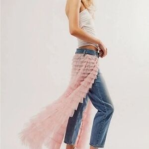 Free People Pirouette Cropped Jeans Sz 28